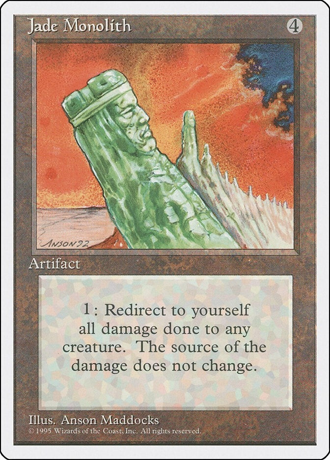 Image for Jade Monolith (Fourth Edition) (4ED) - Magic: The Gathering