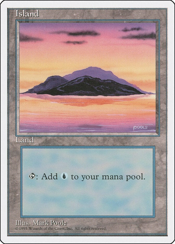 Image for Island (A) (179) (Fourth Edition) (4ED) - Magic: The Gathering