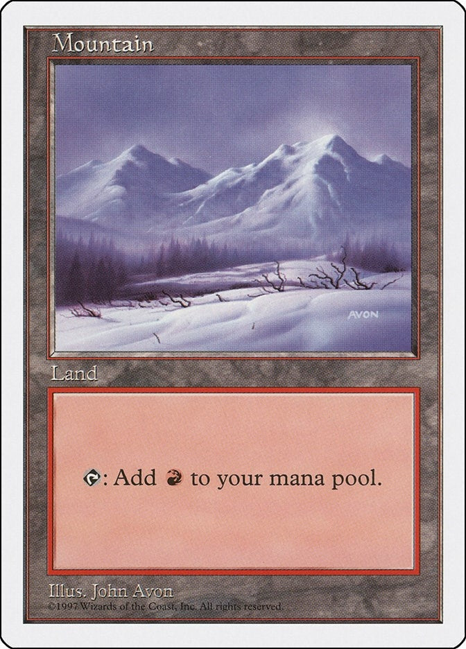 Image for Mountain (442) (442) (Fifth Edition) (5ED) - Magic: The Gathering