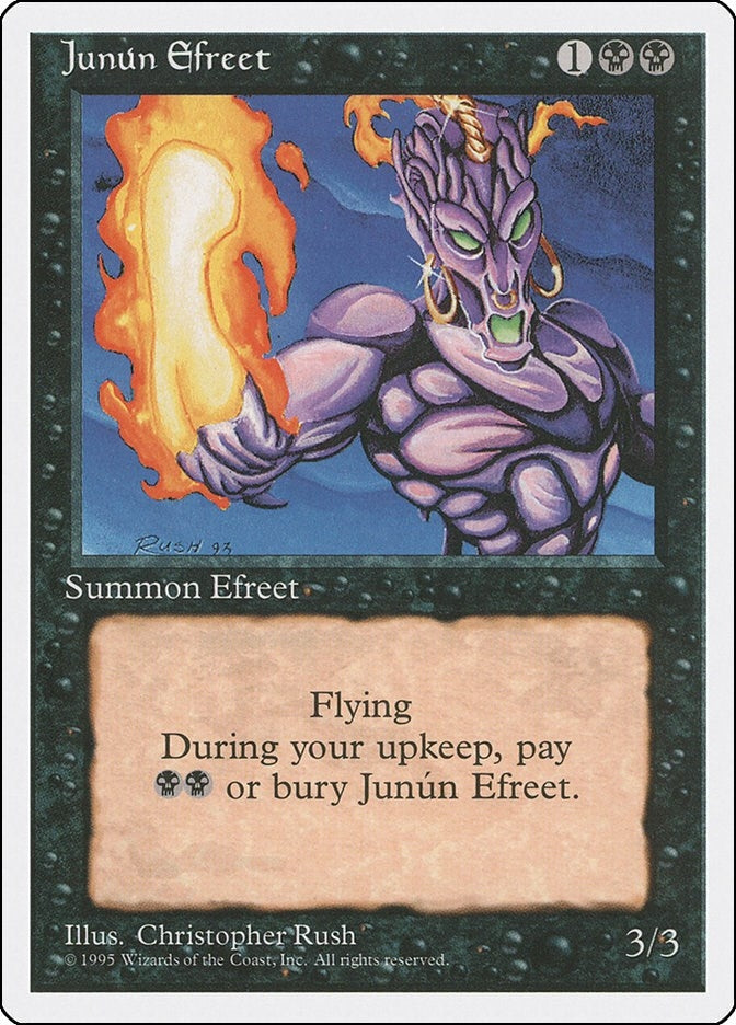 Image for Junun Efreet (27) (Fourth Edition) (4ED) - Magic: The Gathering
