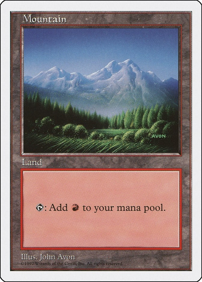 Image for Mountain (443) (443) (Fifth Edition) (5ED) - Magic: The Gathering