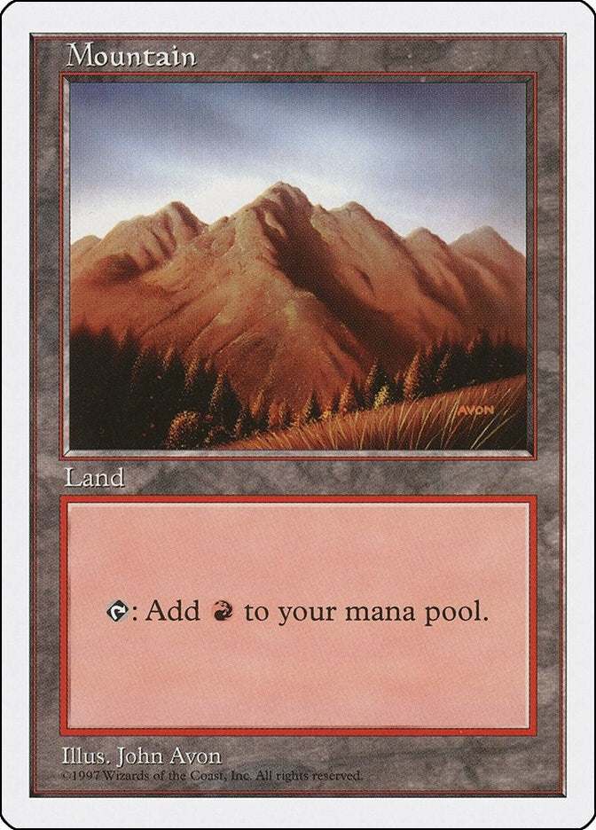 Image for Mountain (444) (444) (Fifth Edition) (5ED) - Magic: The Gathering