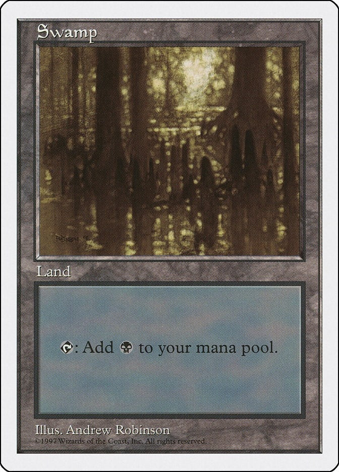 Image for Swamp (438) (438) (Fifth Edition) (5ED) - Magic: The Gathering