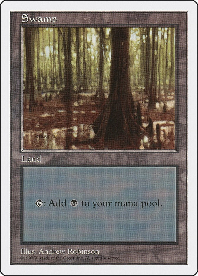 Image for Swamp (439) (439) (Fifth Edition) (5ED) - Magic: The Gathering