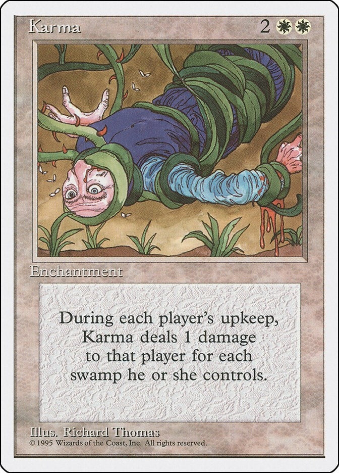 Image for Karma (Fourth Edition) (4ED) - Magic: The Gathering