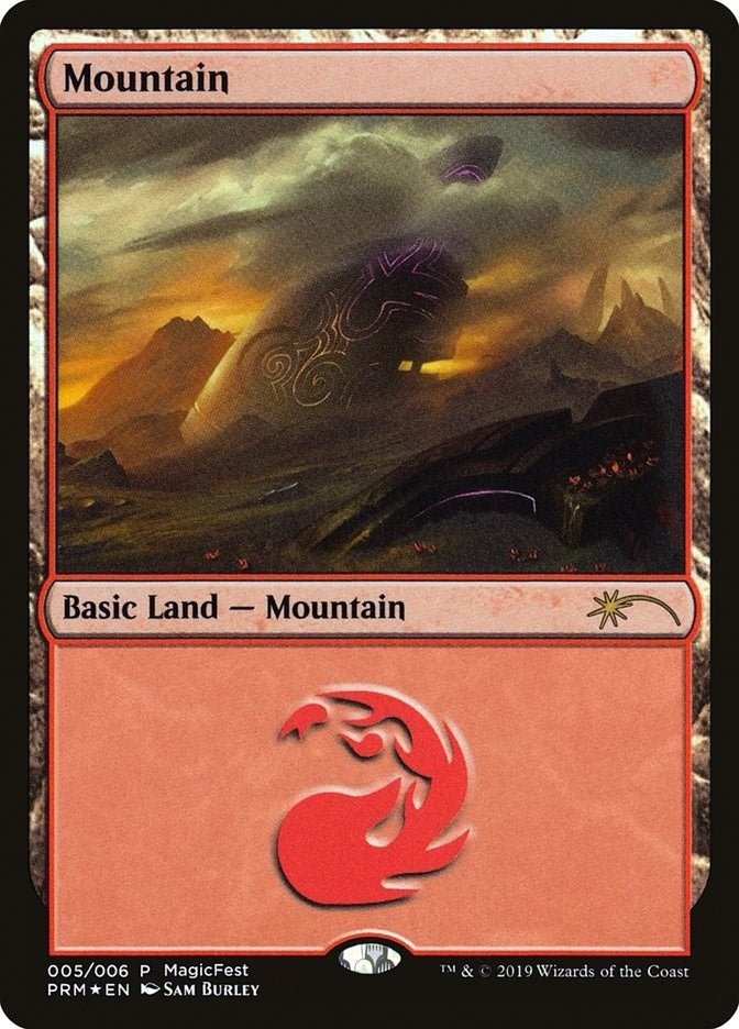 Image for Mountain (2019) (5) (MagicFest Cards) (MFP) - Magic: The Gathering