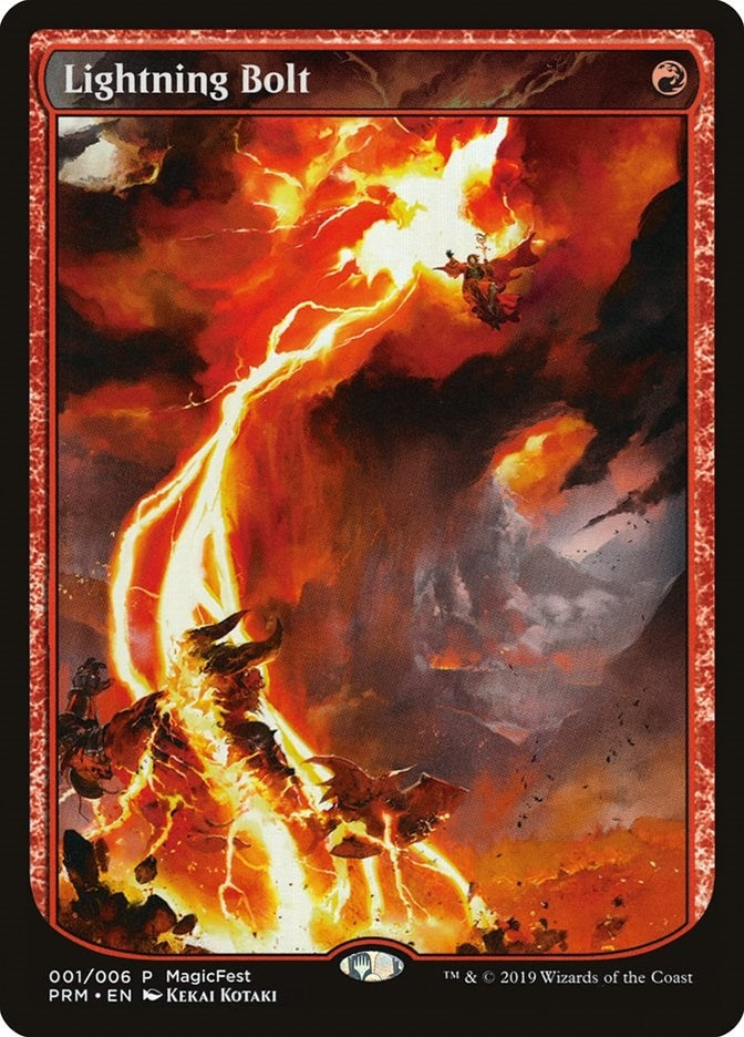Image for Lightning Bolt (1) (MagicFest Cards) (MFP) - Magic: The Gathering