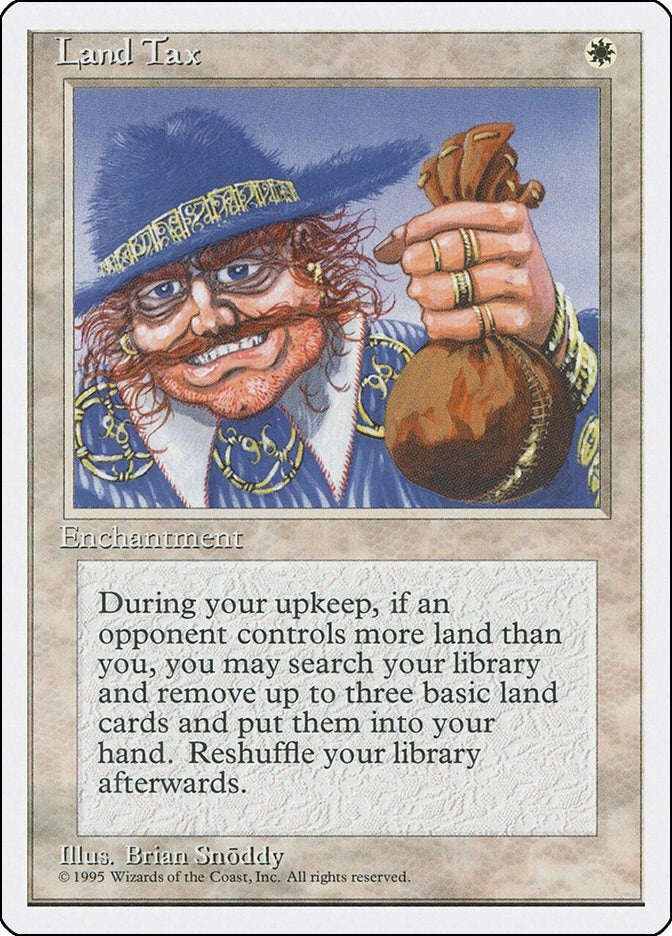Image for Land Tax (284) (Fourth Edition) (4ED) - Magic: The Gathering