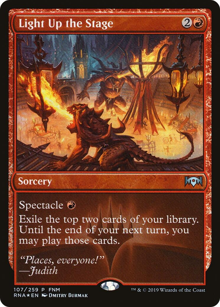 Image for Light Up the Stage (107) (FNM Promos) - Magic: The Gathering