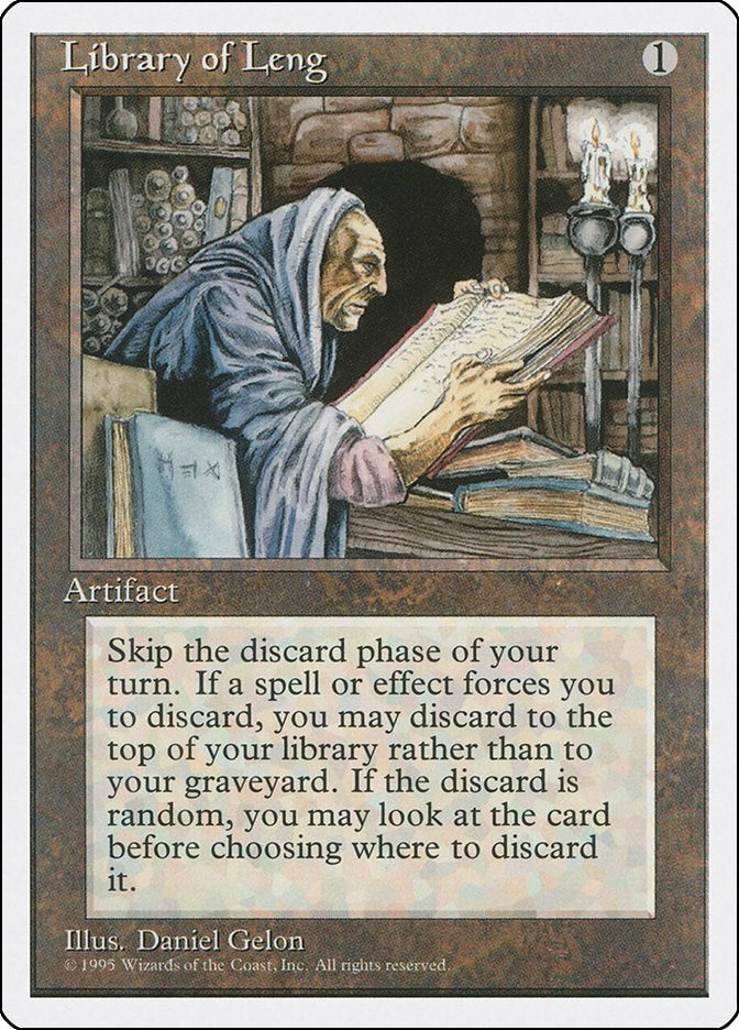Image for Library of Leng (351) (Fourth Edition) (4ED) - Magic: The Gathering