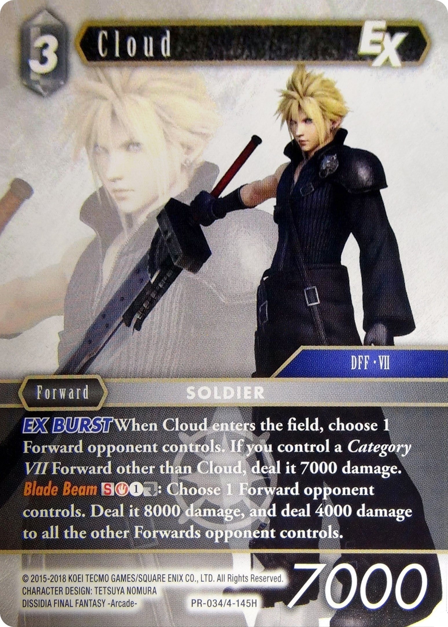 Image for Cloud EX (PR-034/4-145H) (FF: Promo Cards) (PR) - Final Fantasy TCG