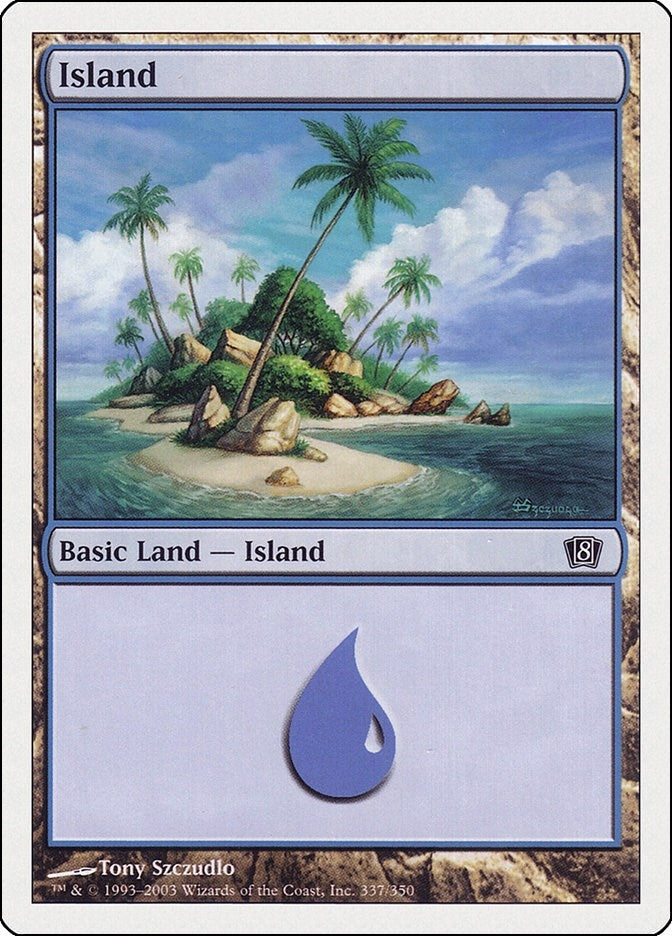 Image for Island (337) (337) (8th Edition) (8ED) - Magic: The Gathering