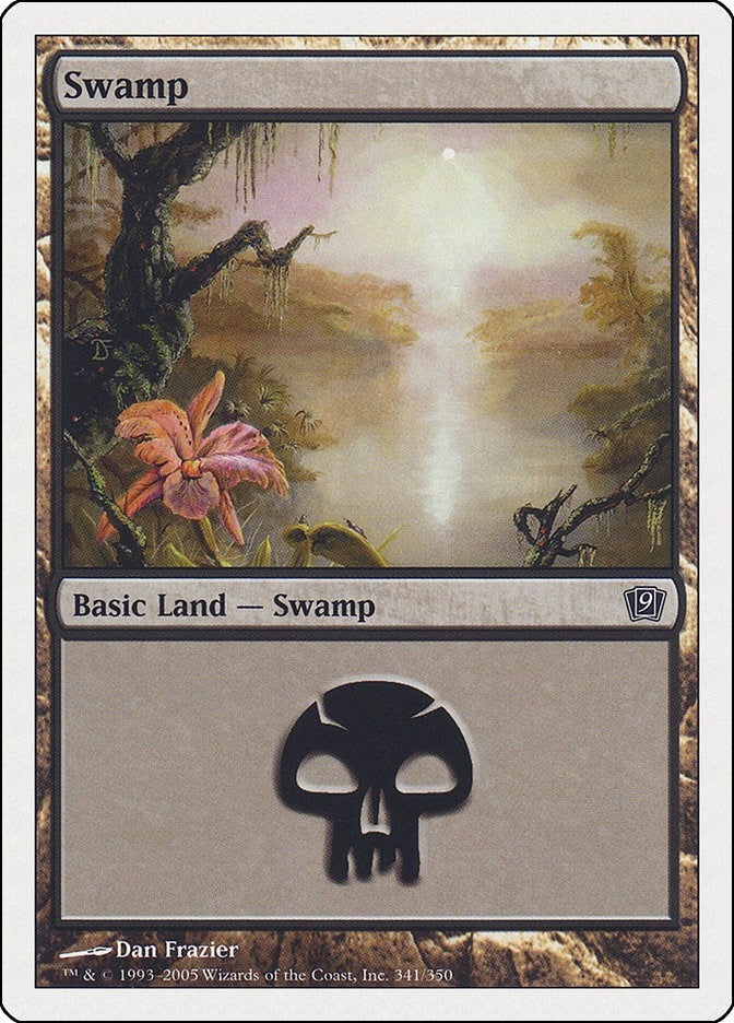 Image for Swamp (341) (341) (9th Edition) (9ED) - Magic: The Gathering