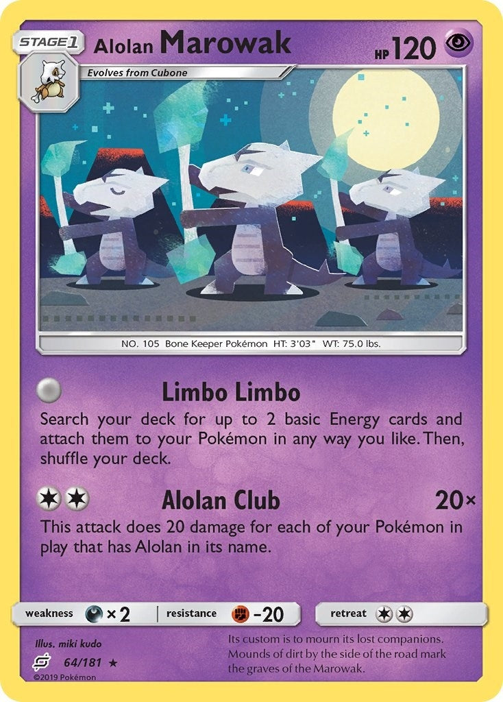 Alolan Marowak (64/181) (SM - Team Up)