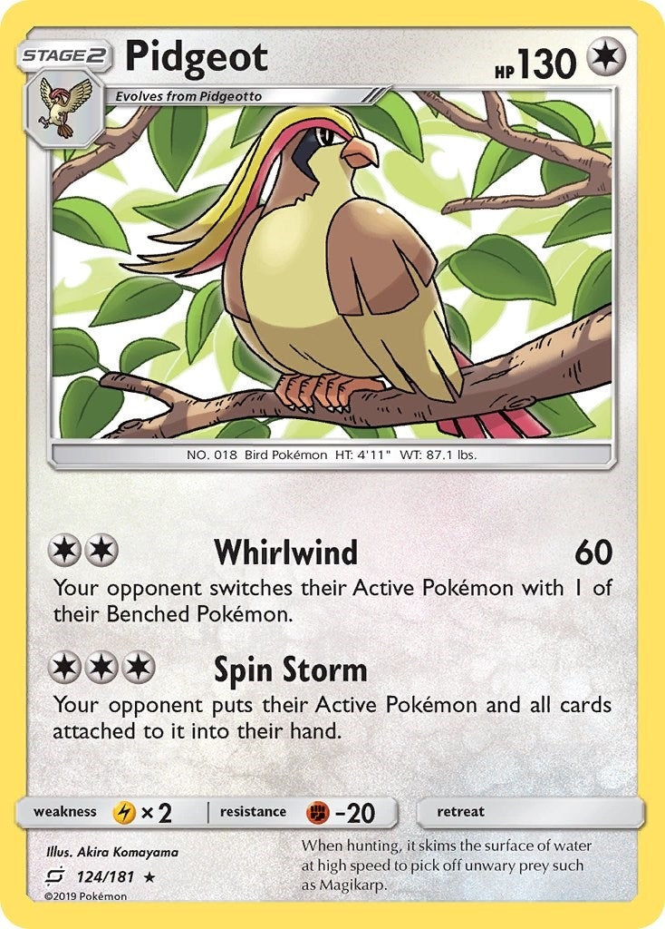 Pidgeot (124/181) (SM - Team Up)