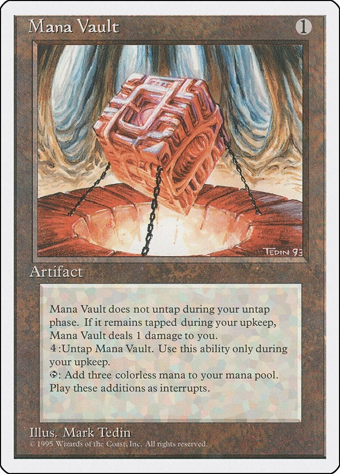 Image for Mana Vault (352) (Fourth Edition) (4ED) - Magic: The Gathering