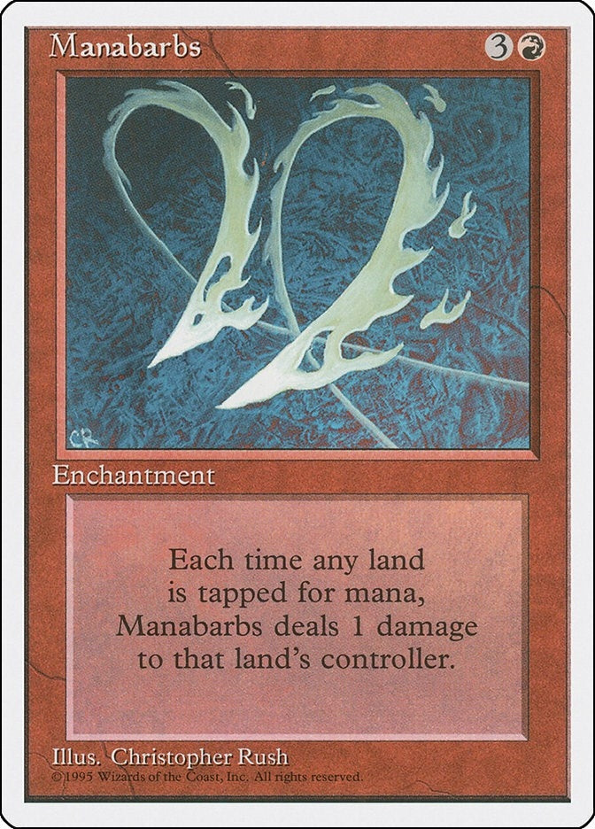 Image for Manabarbs (Fourth Edition) (4ED) - Magic: The Gathering