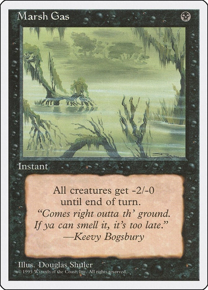 Image for Marsh Gas (Fourth Edition) (4ED) - Magic: The Gathering