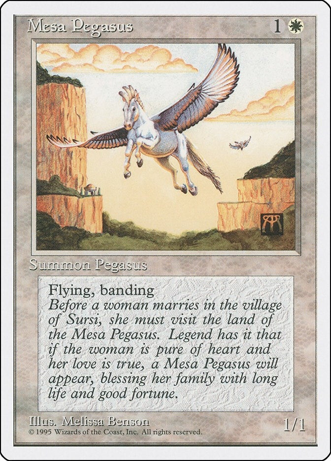 Image for Mesa Pegasus (Fourth Edition) (4ED) - Magic: The Gathering