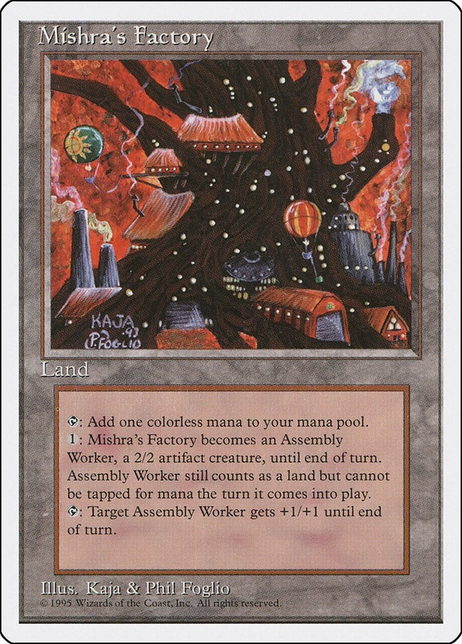 Image for Mishra's Factory (Fourth Edition) (4ED) - Magic: The Gathering