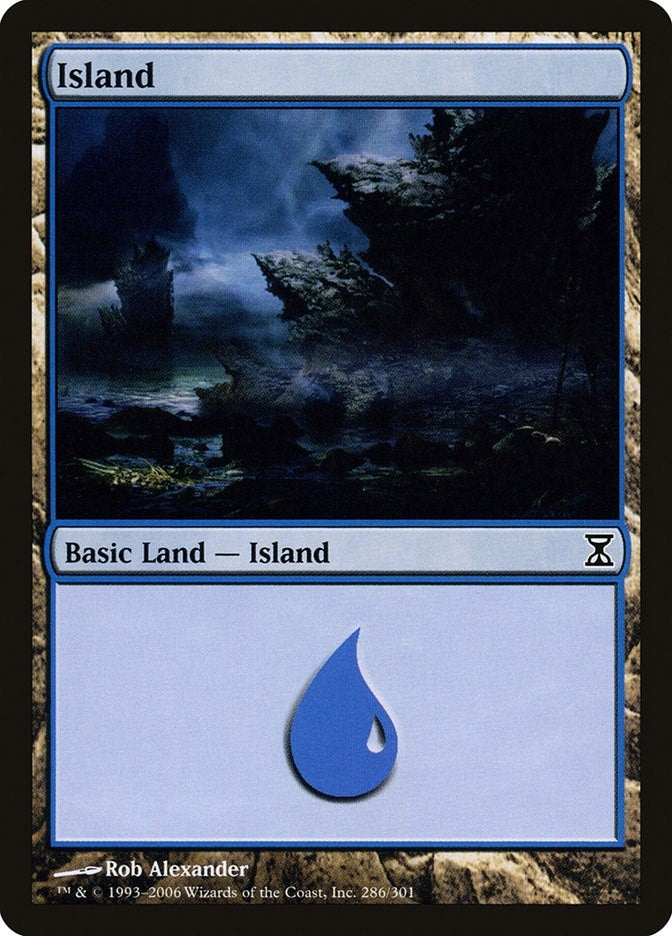 Image for Island (286) (286) (Time Spiral) (TSP) - Magic: The Gathering