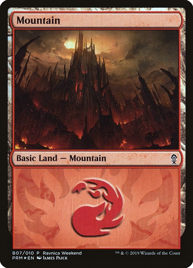 Image for Mountain - Gruul (B07) (7) (Launch Party & Release Event Promos) (LARP) - Magic: The Gathering