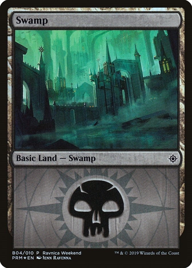 Image for Swamp - Orzhov (B04) (4) (Launch Party & Release Event Promos) (LARP) - Magic: The Gathering