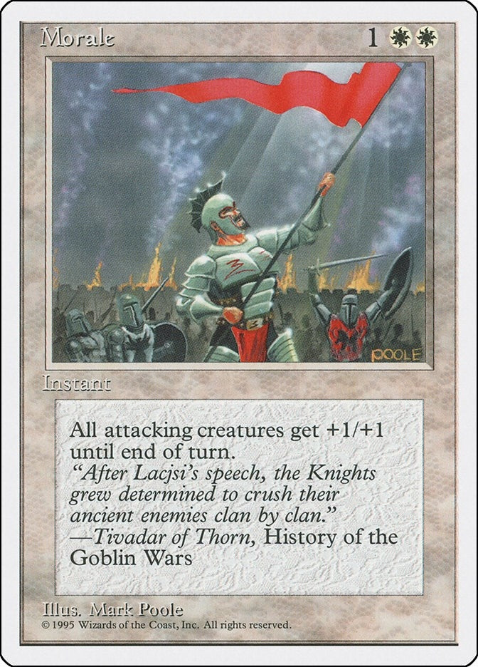 Image for Morale (Fourth Edition) (4ED) - Magic: The Gathering