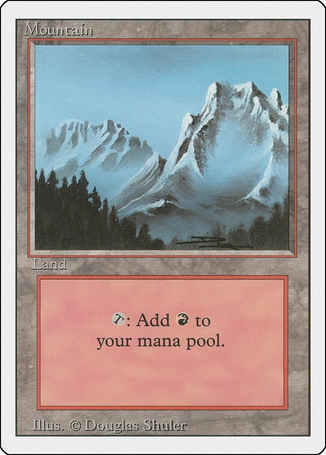 Image for Mountain (B) (291) (Revised Edition) (3ED) - Magic: The Gathering