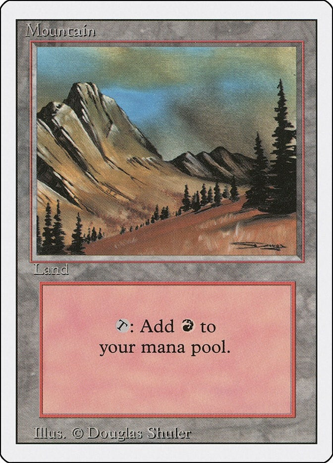 Image for Mountain (C) (292) (Revised Edition) (3ED) - Magic: The Gathering