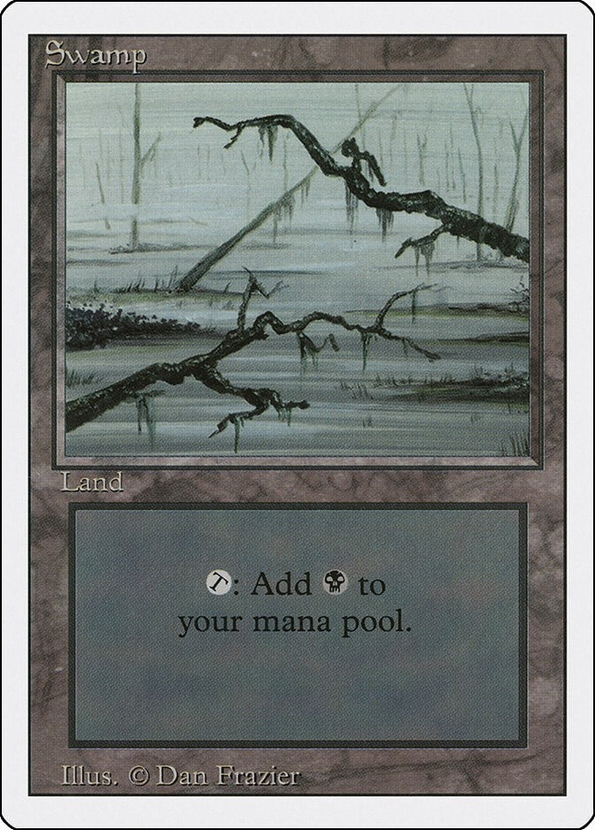 Image for Swamp (C) (300) (Revised Edition) (3ED) - Magic: The Gathering