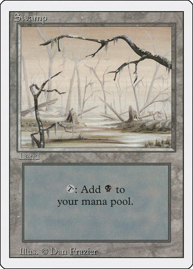 Image for Swamp (B) (301) (Revised Edition) (3ED) - Magic: The Gathering