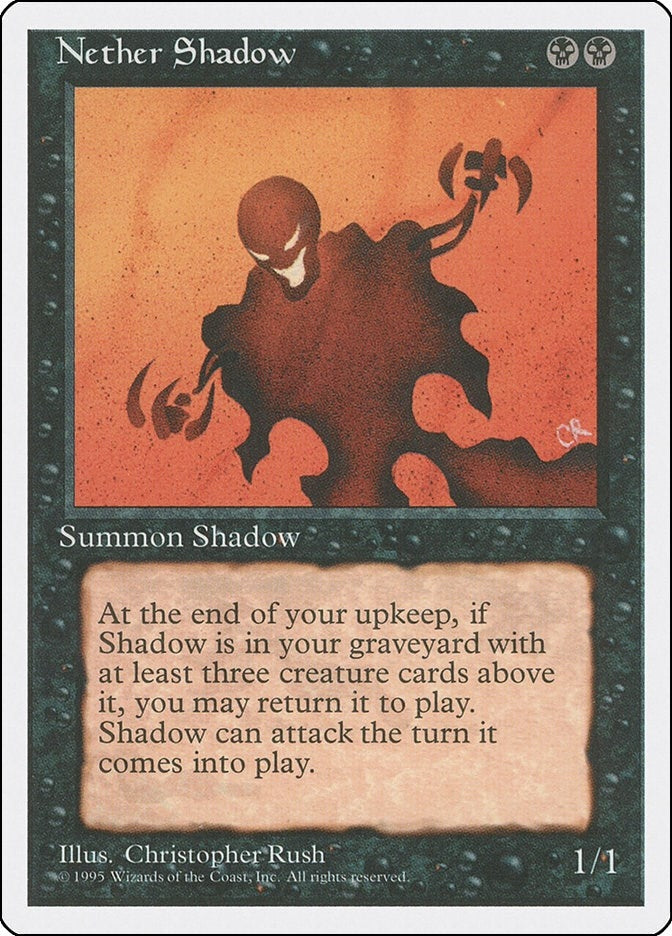 Image for Nether Shadow (Fourth Edition) (4ED) - Magic: The Gathering