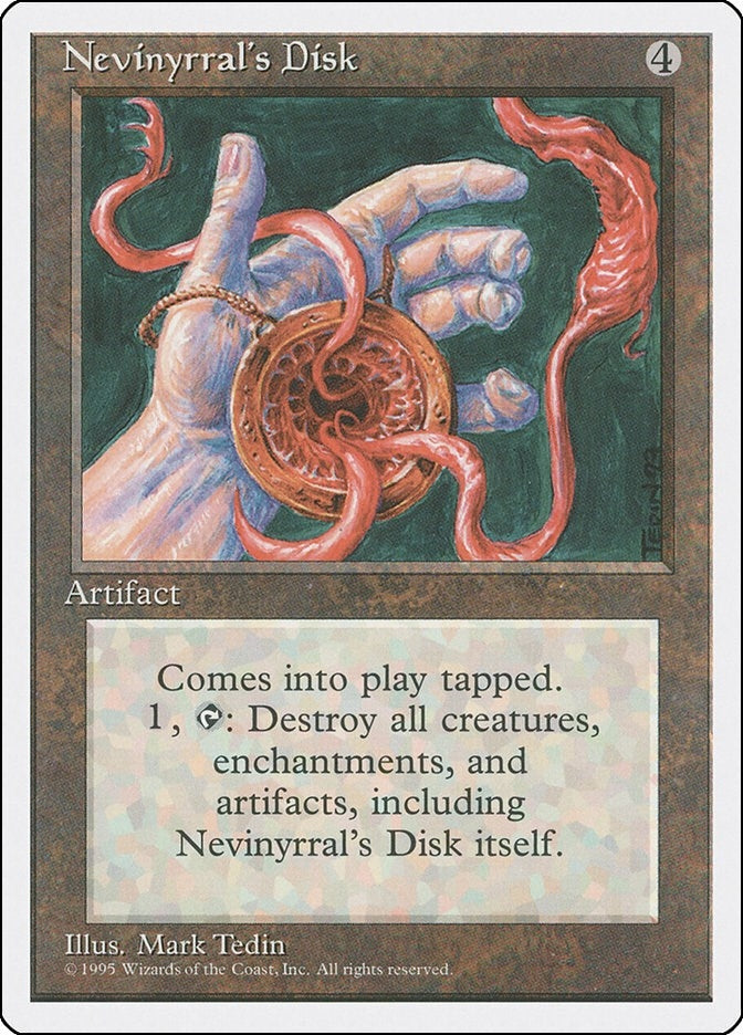 Image for Nevinyrral's Disk (Fourth Edition) (4ED) - Magic: The Gathering