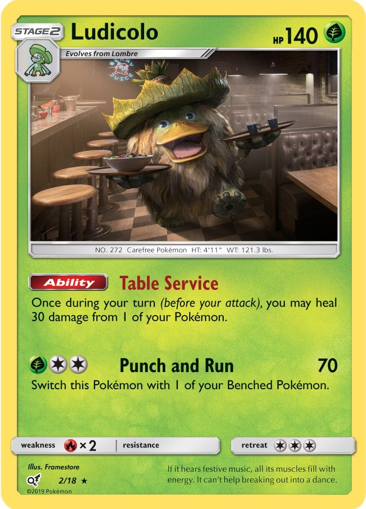 Ludicolo (2/18) (Detective Pikachu)