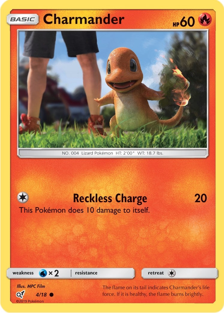 Charmander (Holo Common) (4/18) (Detective Pikachu)
