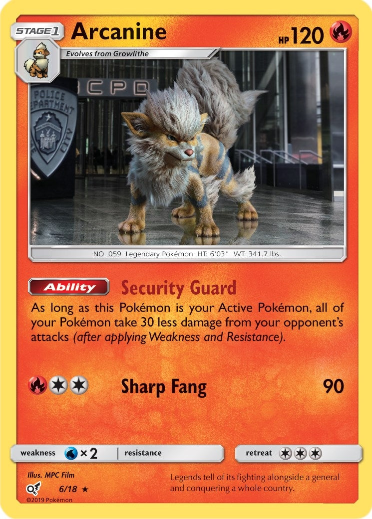 Arcanine (6/18) (Detective Pikachu)