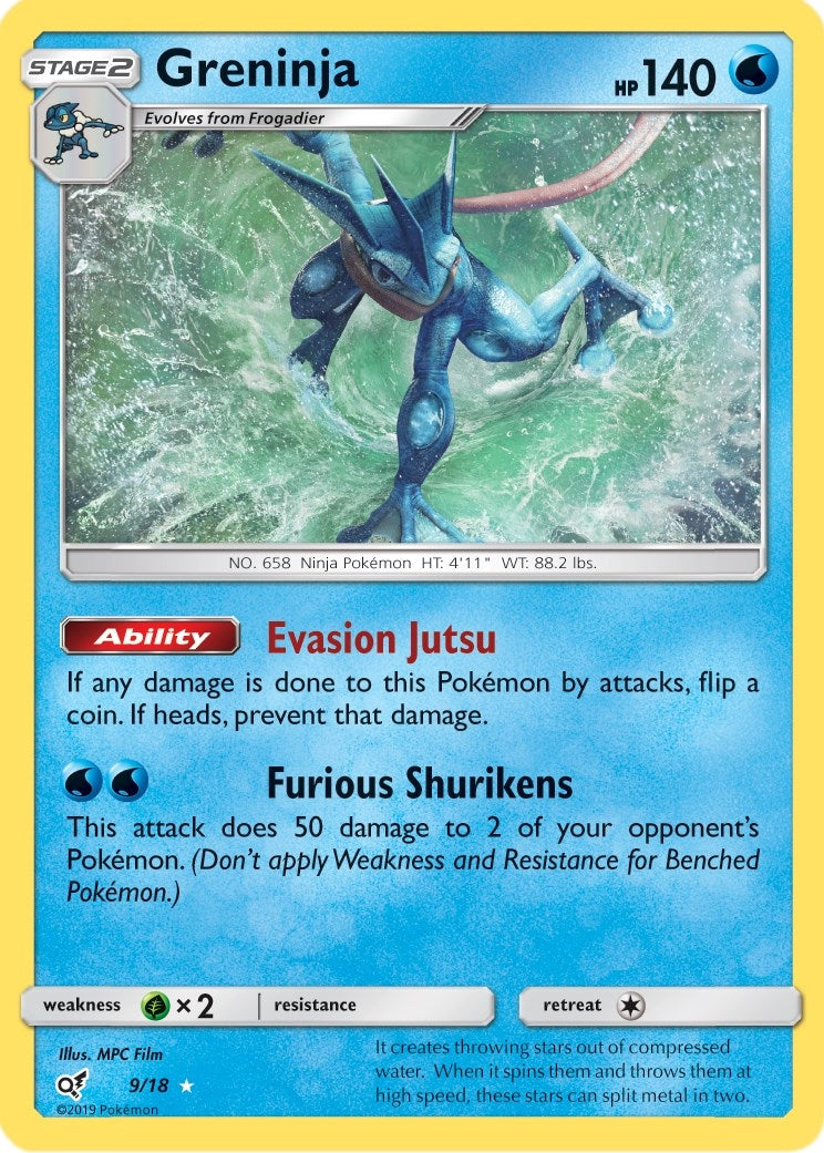 Greninja (9/18) (Detective Pikachu)
