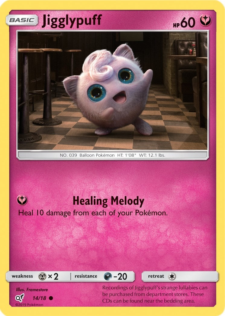 Jigglypuff (Holo Common) (14/18) (Detective Pikachu)