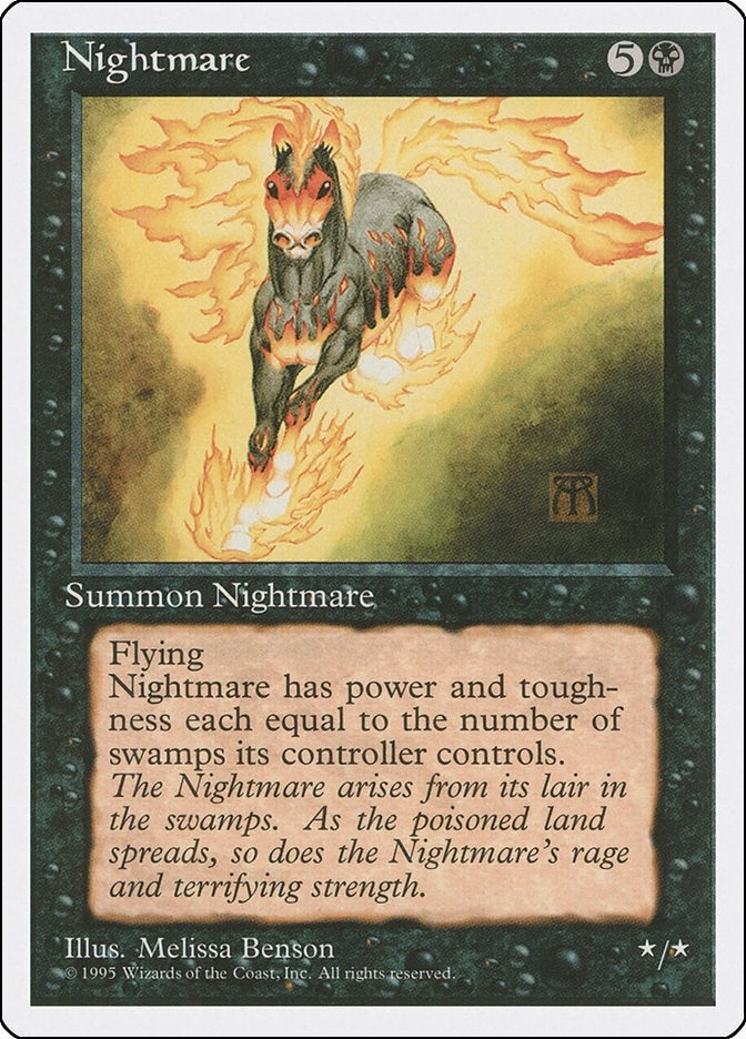 Image for Nightmare (Fourth Edition) (4ED) - Magic: The Gathering