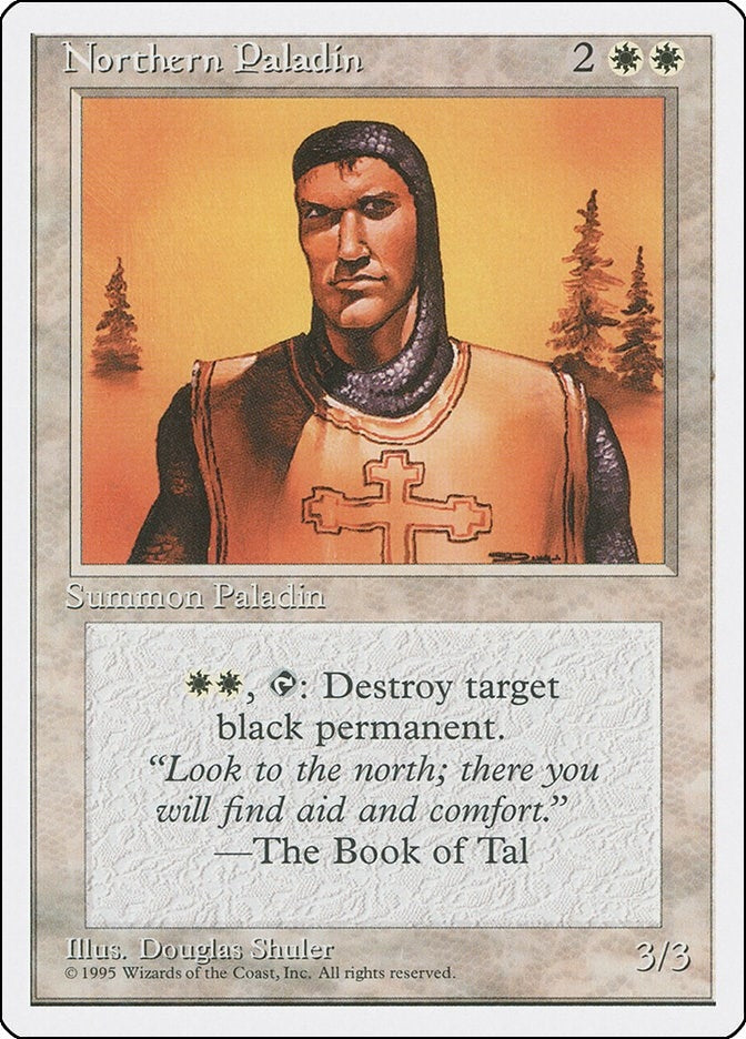 Image for Northern Paladin (Fourth Edition) (4ED) - Magic: The Gathering