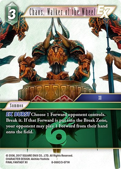 Chaos Walker of the Wheel EX - 8-066C/3-071H