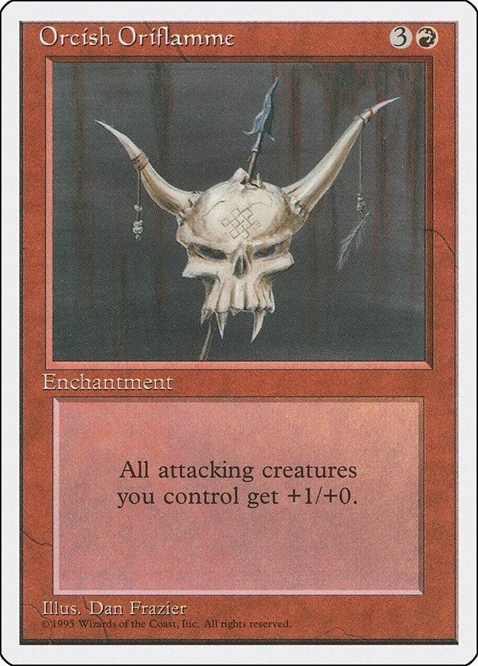 Image for Orcish Oriflamme (Fourth Edition) (4ED) - Magic: The Gathering