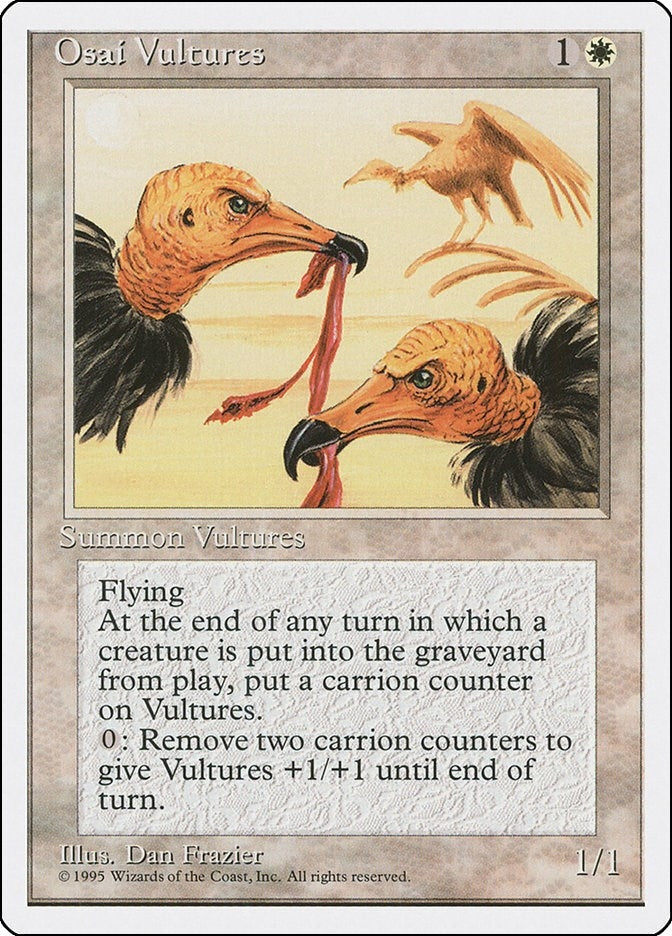 Image for Osai Vultures (Fourth Edition) (4ED) - Magic: The Gathering
