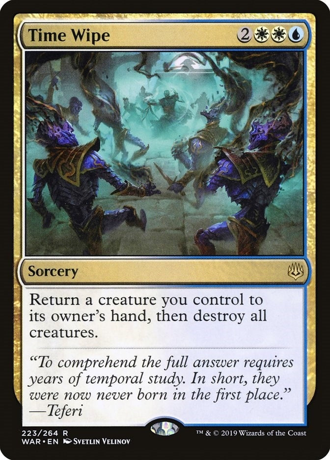 Image for Time Wipe (223) (WAR) - Magic: The Gathering