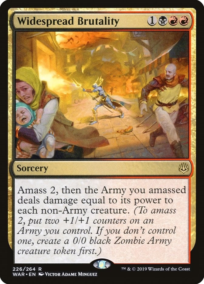 Image for Widespread Brutality (226) (WAR) - Magic: The Gathering