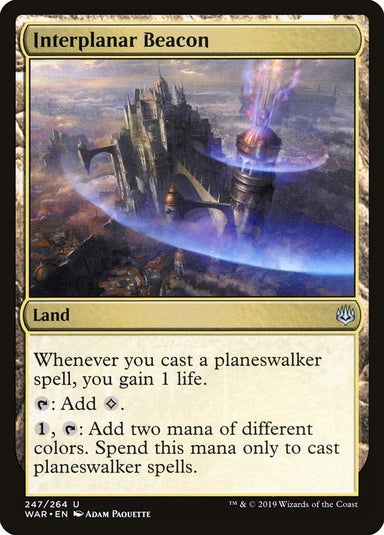 Image for Interplanar Beacon (247) (WAR) - Magic: The Gathering