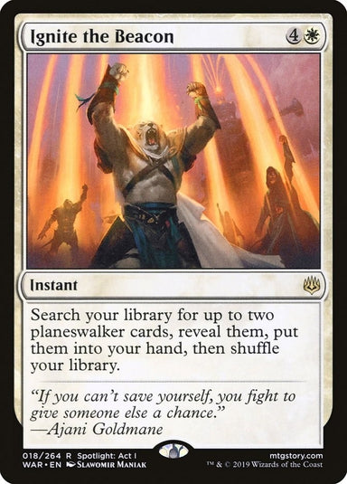 Image for Ignite the Beacon (18) (WAR) - Magic: The Gathering