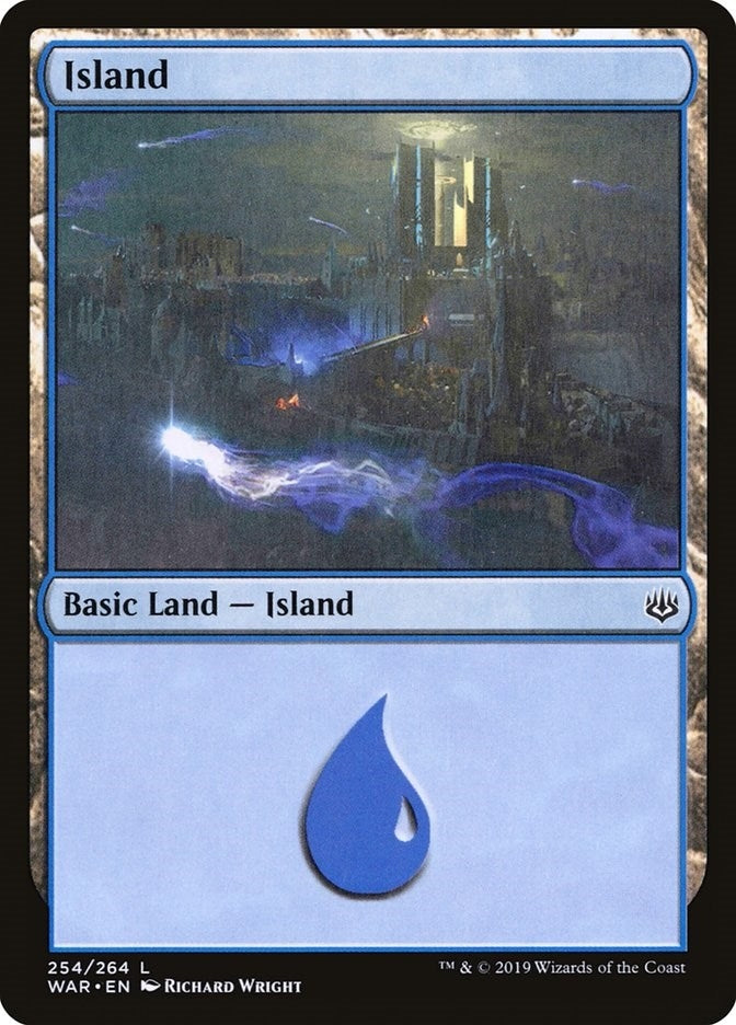 Image for Island (254) (254) (WAR) - Magic: The Gathering