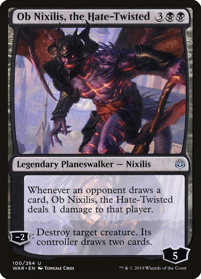 Image for Ob Nixilis, the Hate-Twisted (100) (WAR) - Magic: The Gathering